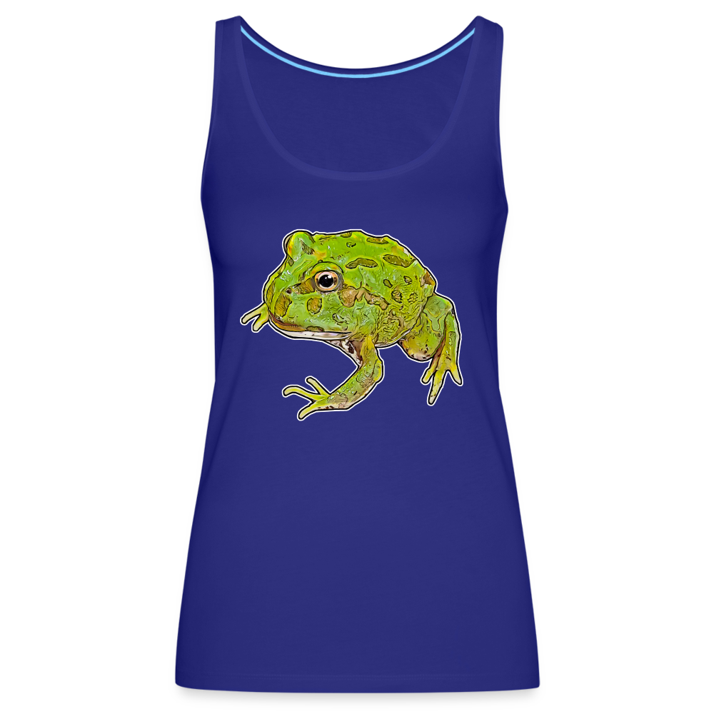 Frauen Tank Top Ceratophrys cranwelli Peppermint Blue - royal blue