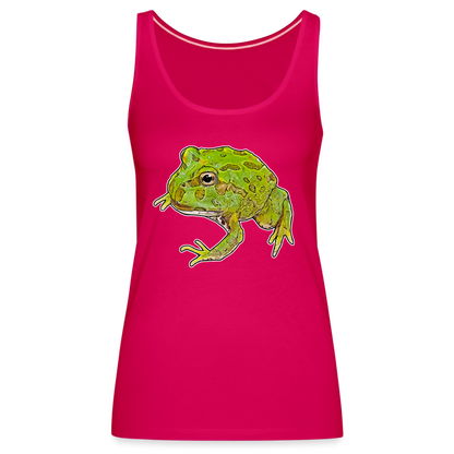 Frauen Tank Top Ceratophrys cranwelli Peppermint Blue - dark pink