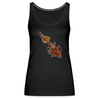 Frauen Tank Top Phyllocrania paradoxa female - black