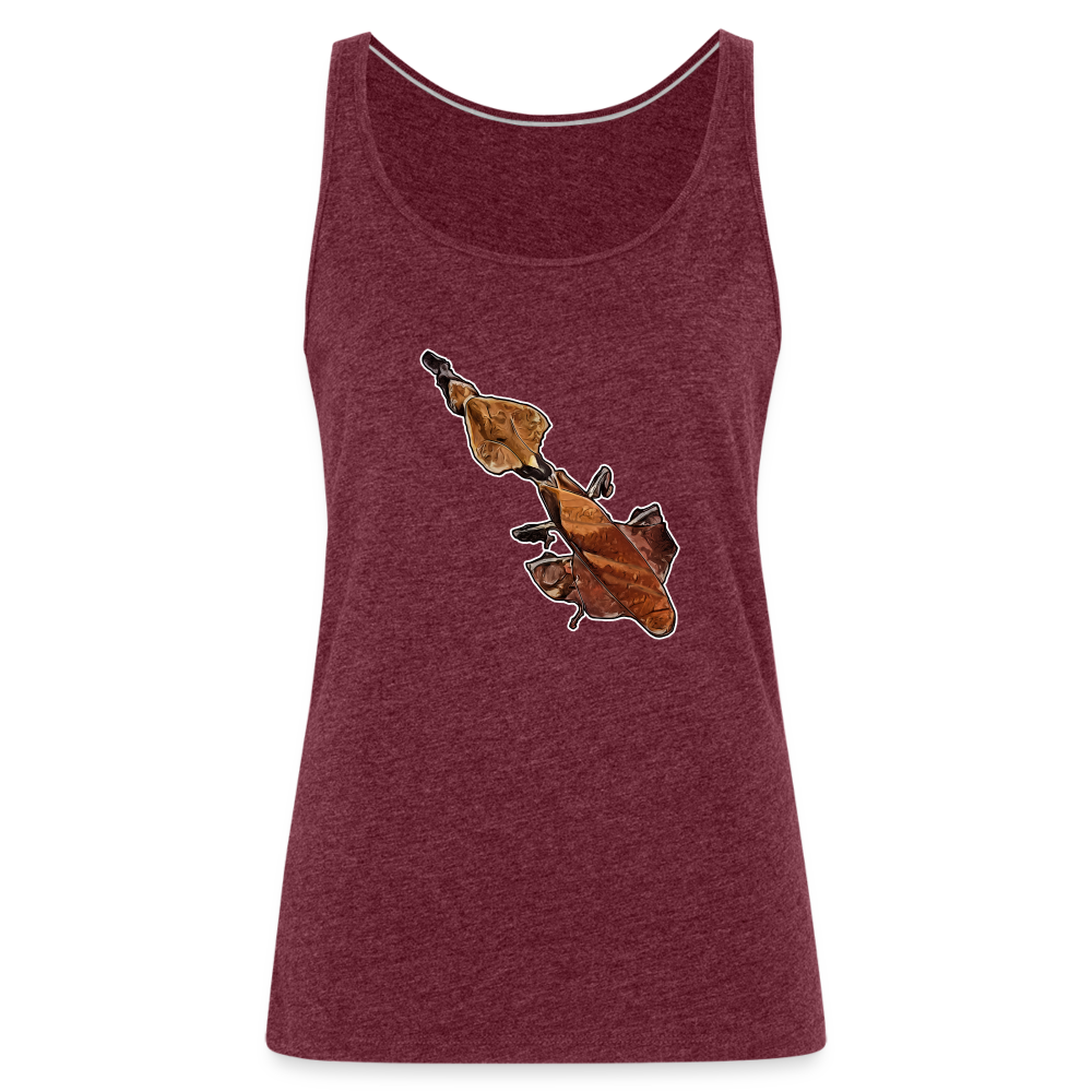 Frauen Tank Top Phyllocrania paradoxa female - heather burgundy