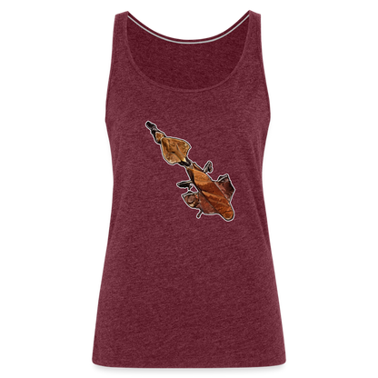 Frauen Tank Top Phyllocrania paradoxa female - heather burgundy