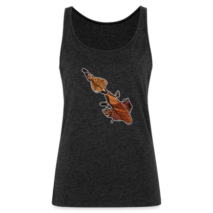 Frauen Tank Top Phyllocrania paradoxa female - charcoal grey