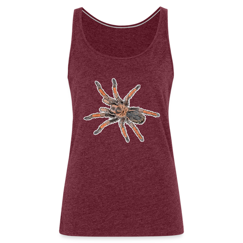 Frauen Tank Top Brachypelma emilia - heather burgundy