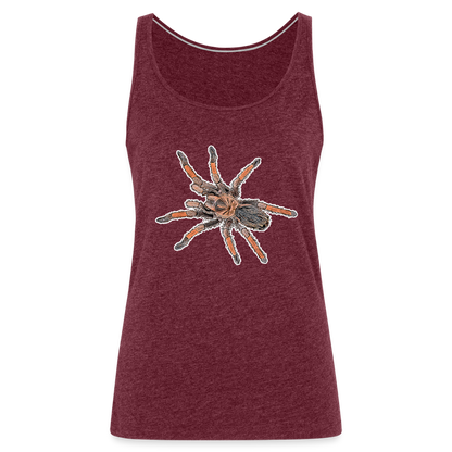 Frauen Tank Top Brachypelma emilia - heather burgundy
