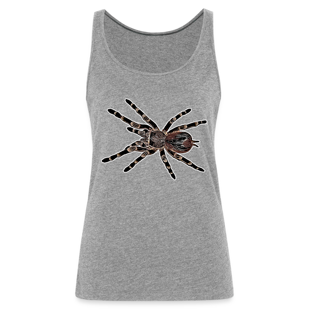 Frauen Tank Top Acanthoscurria geniculata - heather grey