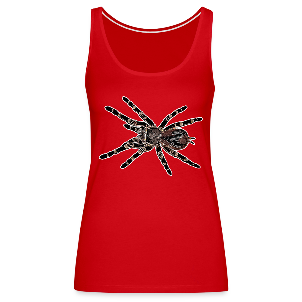 Frauen Tank Top Acanthoscurria geniculata - red