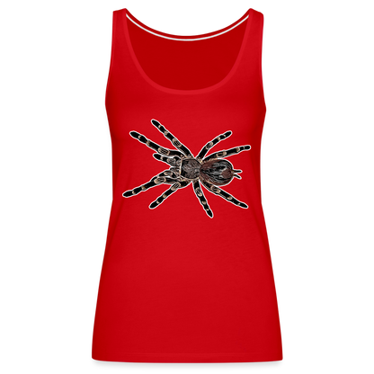 Frauen Tank Top Acanthoscurria geniculata - red