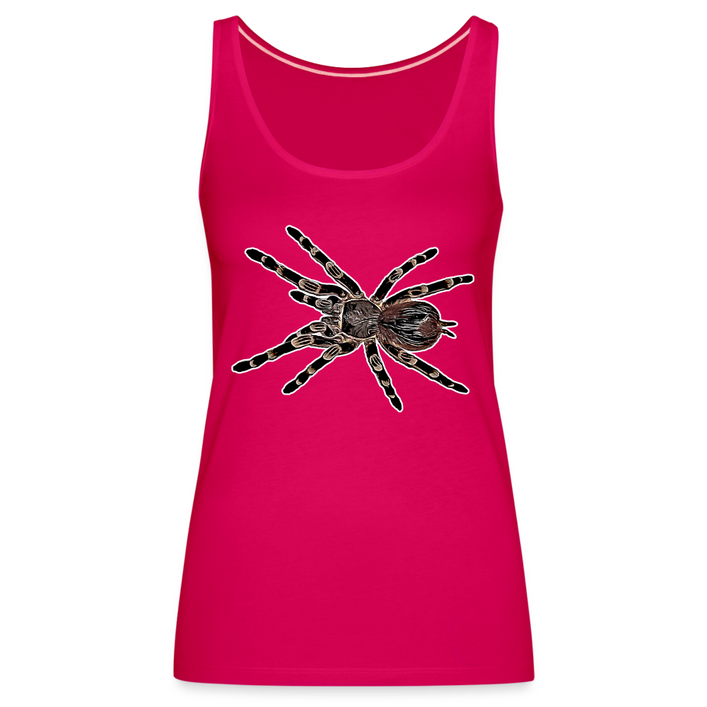 Frauen Tank Top Acanthoscurria geniculata - dark pink