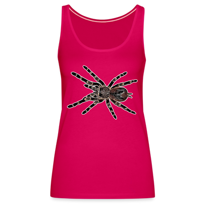 Frauen Tank Top Acanthoscurria geniculata - dark pink
