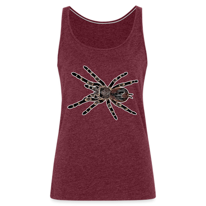 Frauen Tank Top Acanthoscurria geniculata - heather burgundy