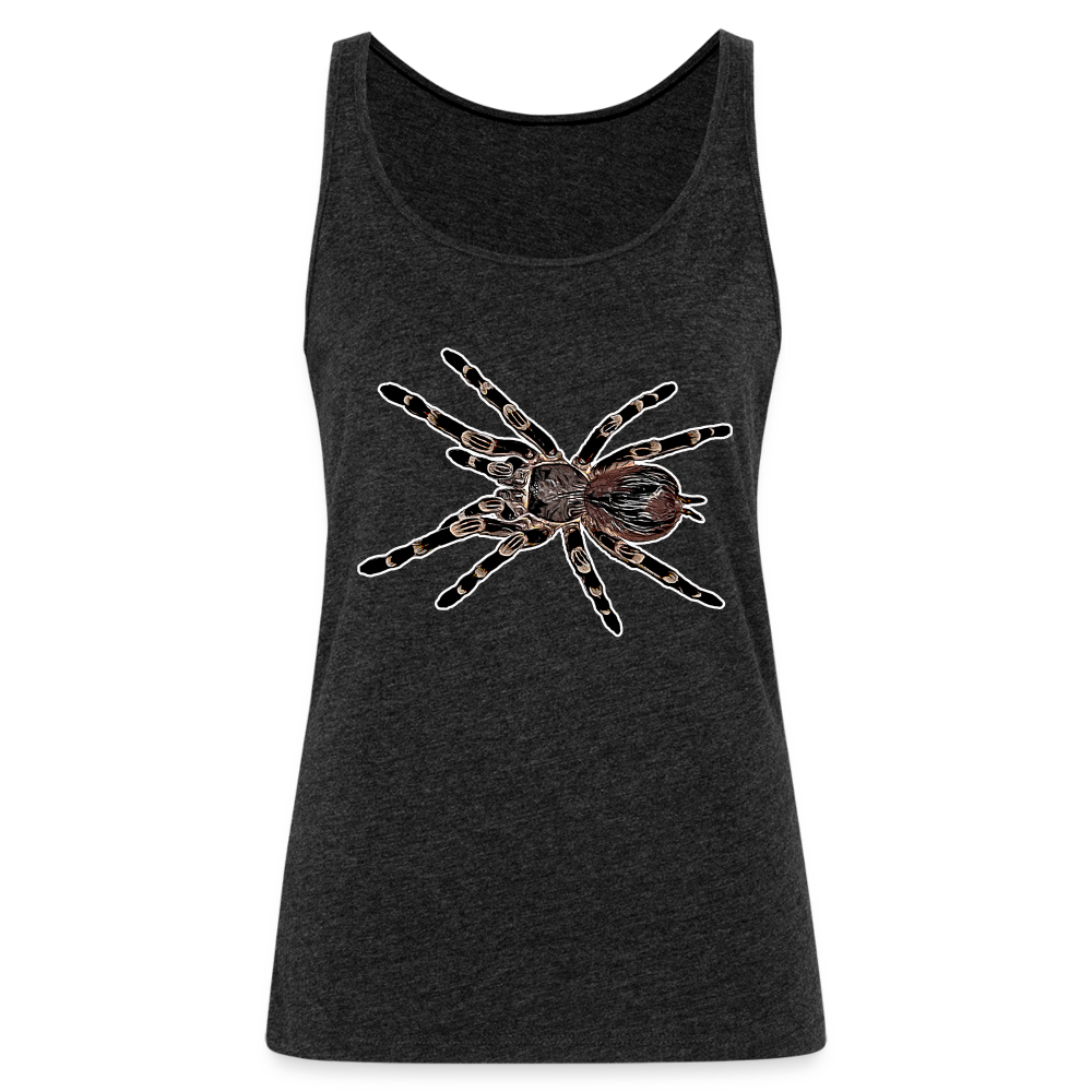 Frauen Tank Top Acanthoscurria geniculata - charcoal grey