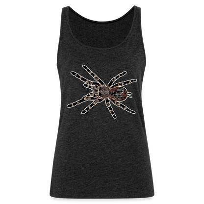 Frauen Tank Top Acanthoscurria geniculata - charcoal grey