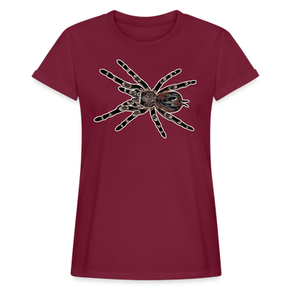 Frauen Oversized T-Shirt - bordeaux