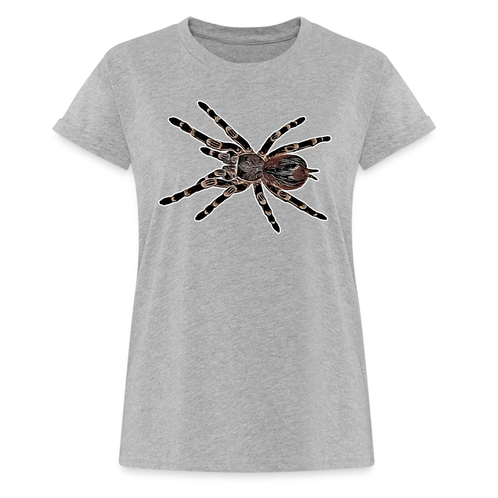 Frauen Oversized T-Shirt - heather grey