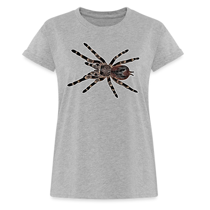 Frauen Oversized T-Shirt - heather grey