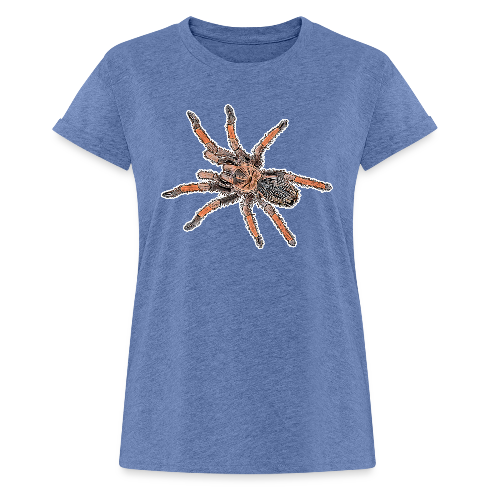 Frauen Oversized T-Shirt Brachypelma emilia - heather denim