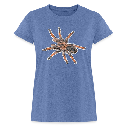 Frauen Oversized T-Shirt Brachypelma emilia - heather denim