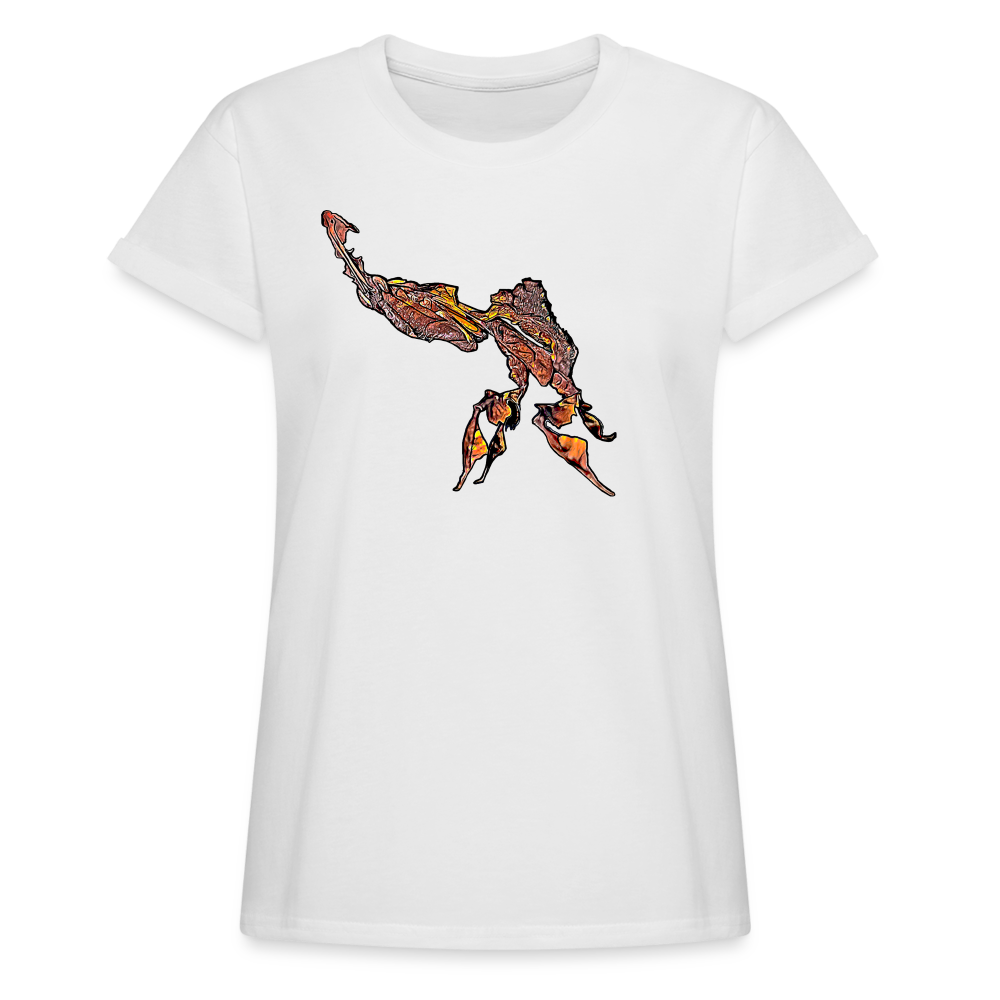 Frauen Oversized T-Shirt Phyllocrania paradoxa male - white