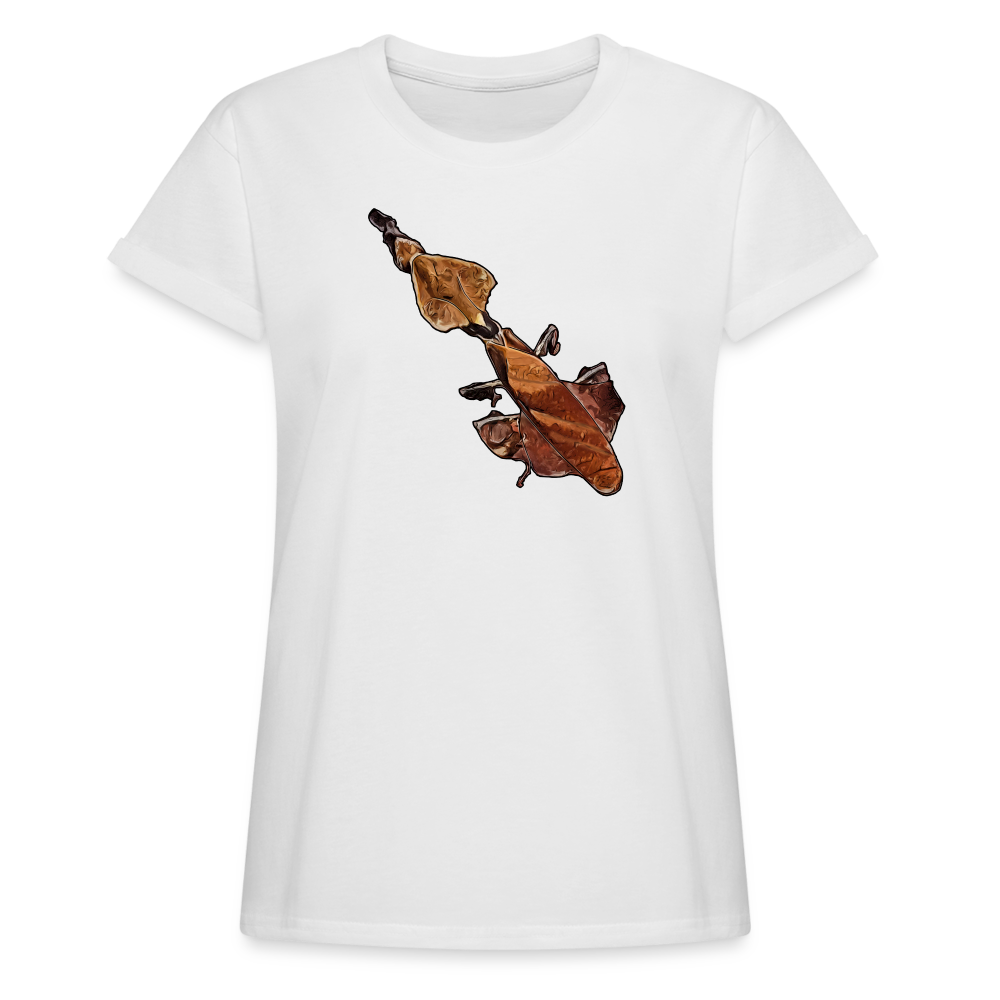 Frauen Oversized T-Shirt Phyllocrania paradoxa female - white