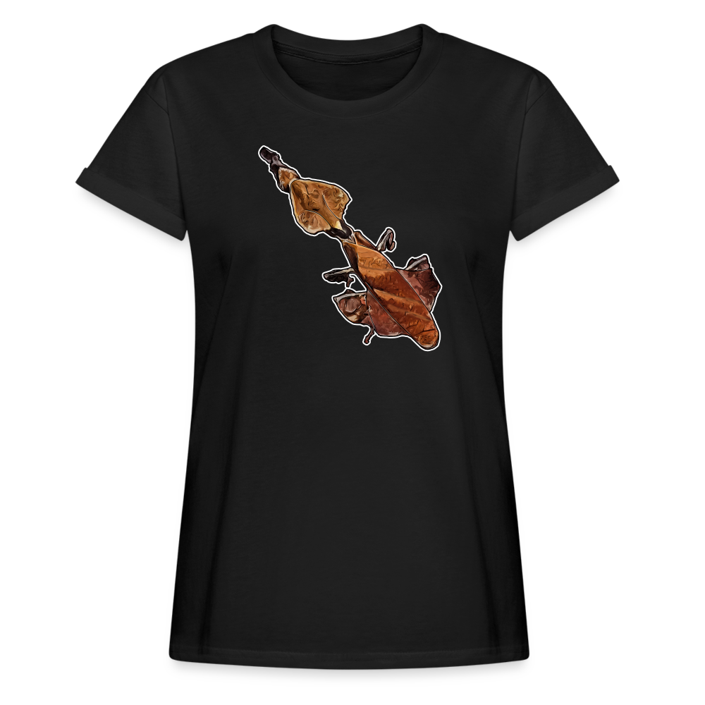 Frauen Oversized T-Shirt Phyllocrania paradoxa female - black
