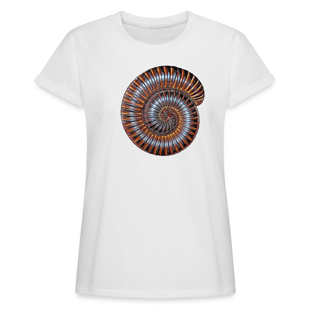 Frauen Oversized T-Shirt Archispirostreptus gigas - white