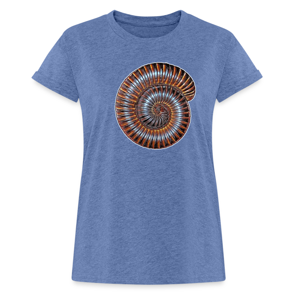 Frauen Oversized T-Shirt Archispirostreptus gigas - heather denim