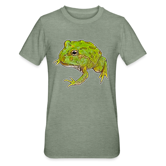 Unisex T-Shirt Ceratophrys cranwelli Peppermint Blue - heather military green