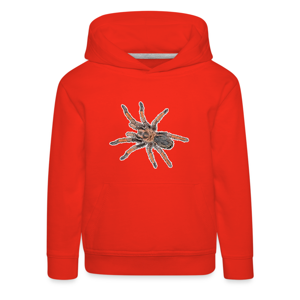 Kinder Hoodie Brachypelma emilia - red