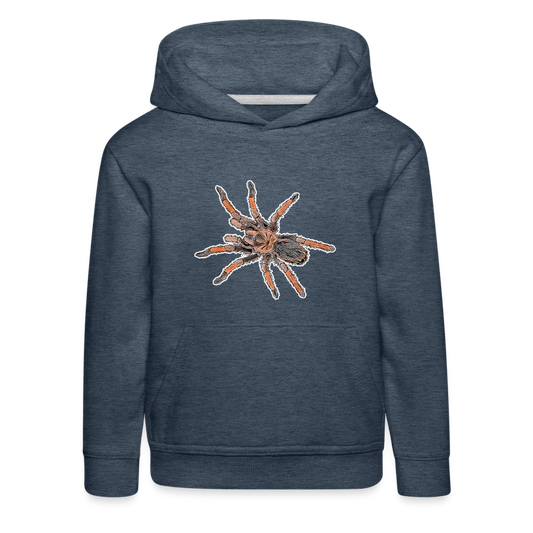 Kinder Hoodie Brachypelma emilia - heather denim