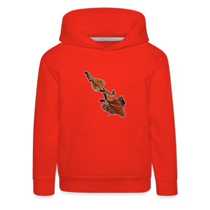 Kinder Hoodie Phyllocrania paradoxa female - red