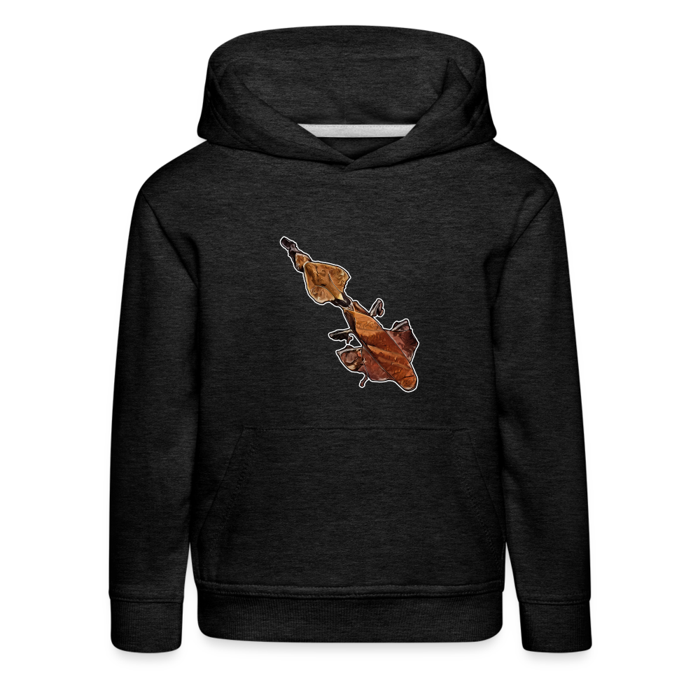 Kinder Hoodie Phyllocrania paradoxa female - charcoal grey