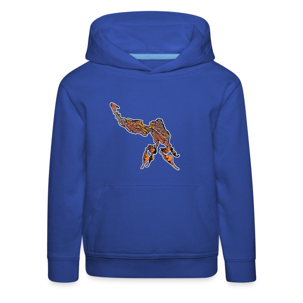 Kinder Hoodie Phyllocrania paradoxa male - royal blue