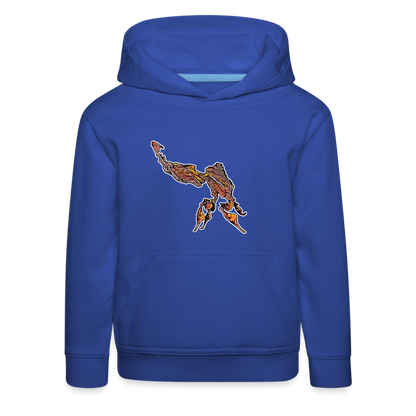 Kinder Hoodie Phyllocrania paradoxa male - royal blue