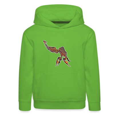 Kinder Hoodie Phyllocrania paradoxa male - light green