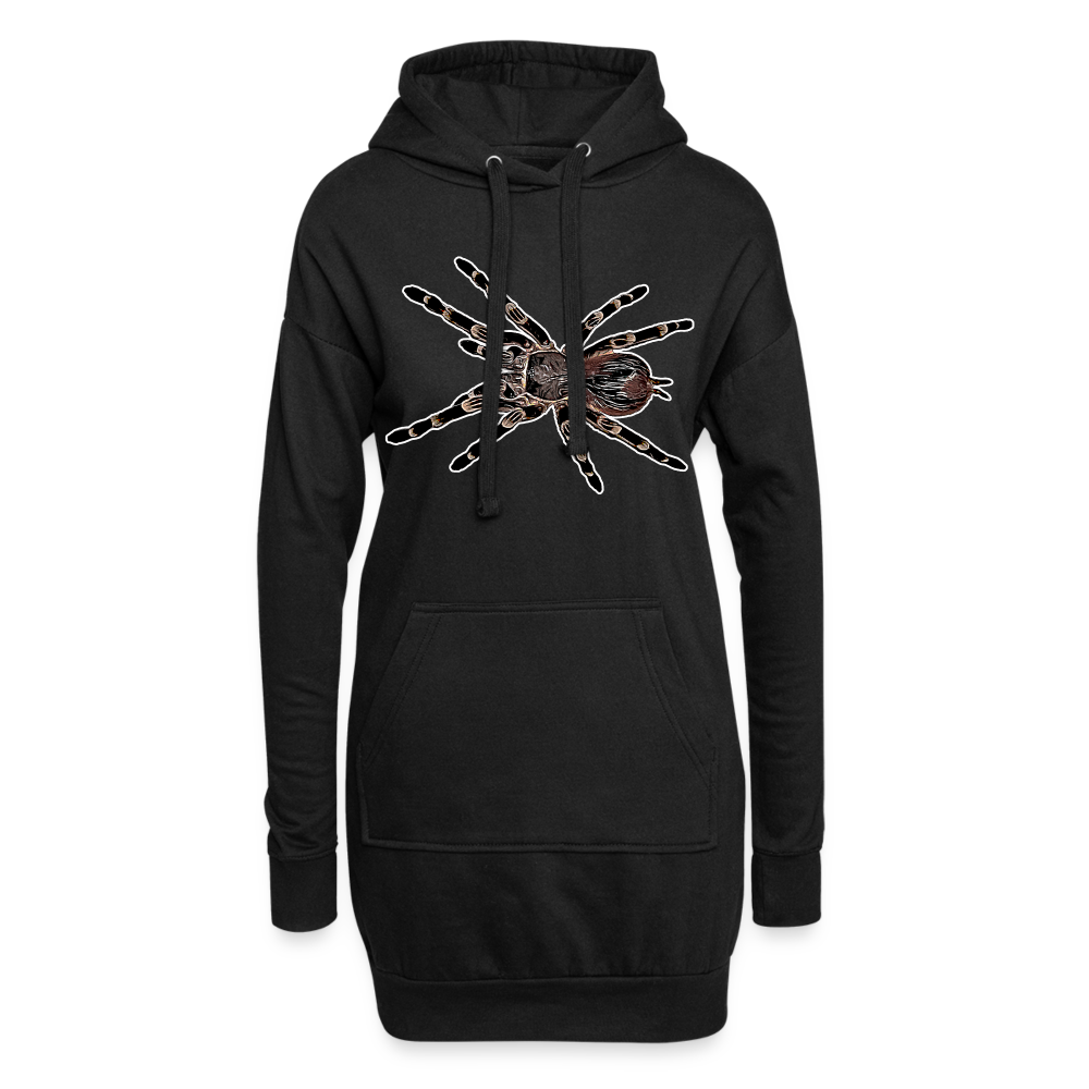 Frauen Hoodie Kleid Acanthoscurria geniculata - black