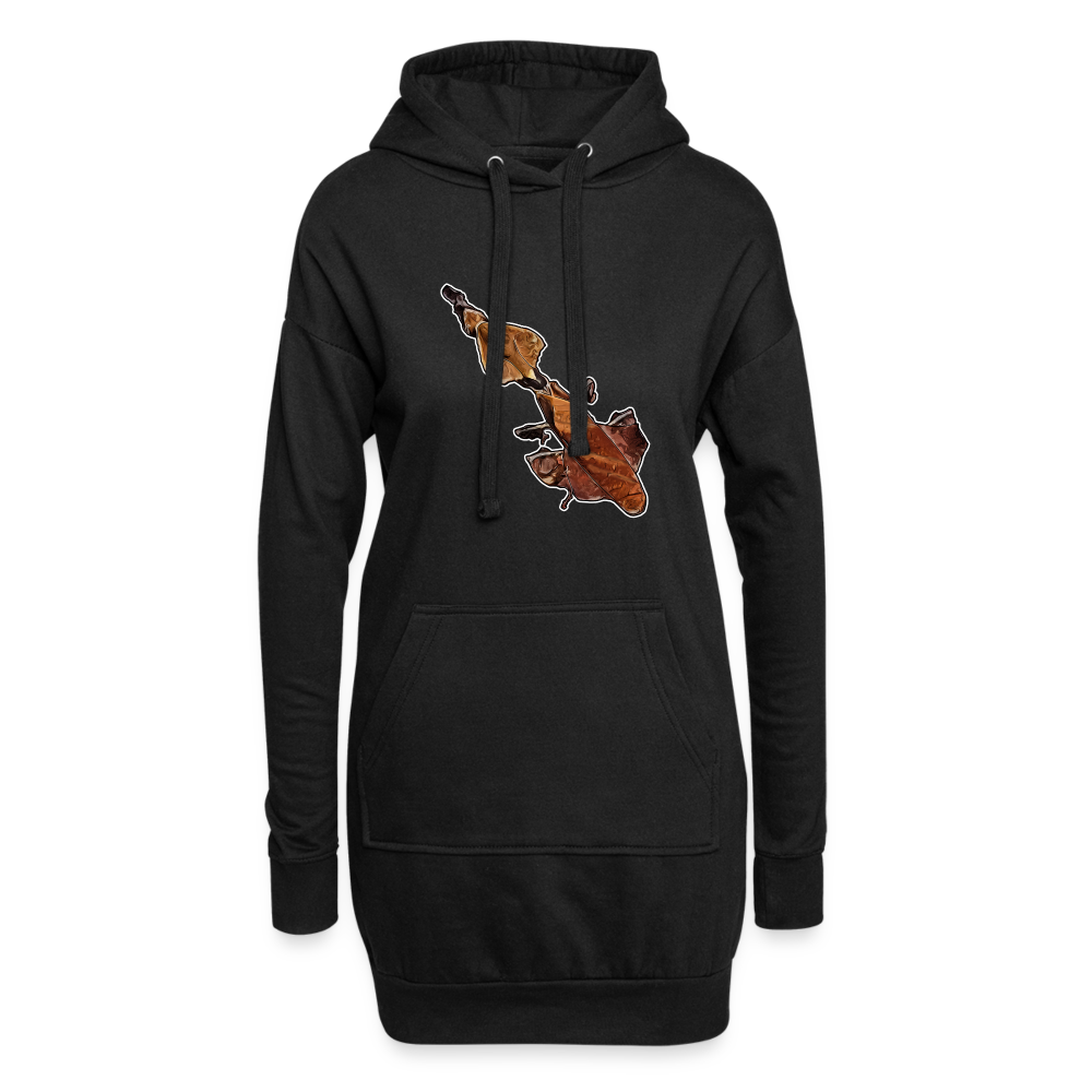 Hoodie-Kleid Phyllocrania paradoxa female - black