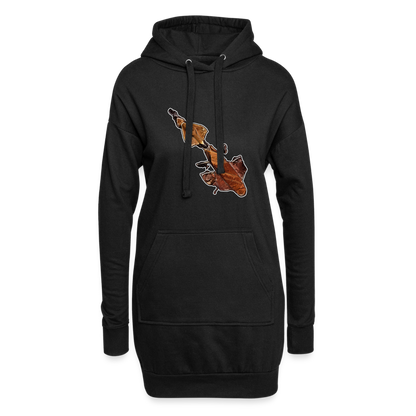 Hoodie-Kleid Phyllocrania paradoxa female - black