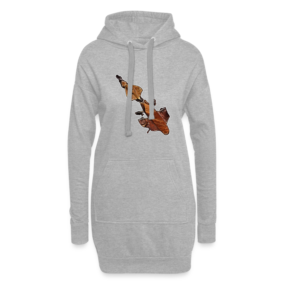Hoodie-Kleid Phyllocrania paradoxa female - heather grey
