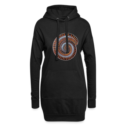 Hoodie-Kleid Archispirostreptus gigas - black