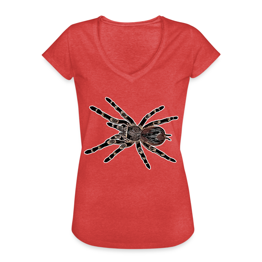 Frauen Vintage T-Shirt Acanthoscurria geniculata - heather red