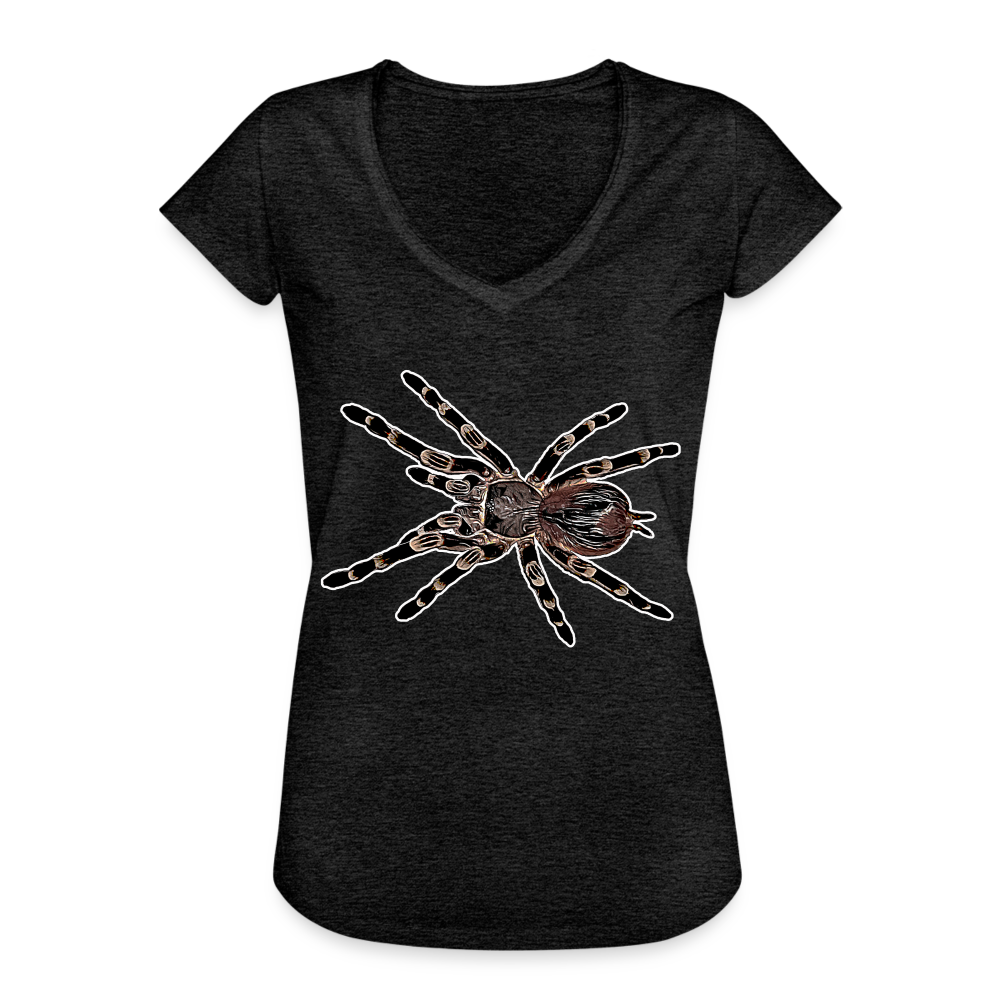 Frauen Vintage T-Shirt Acanthoscurria geniculata - charcoal grey