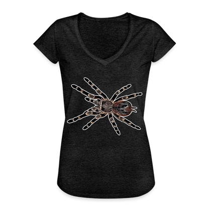 Frauen Vintage T-Shirt Acanthoscurria geniculata - charcoal grey