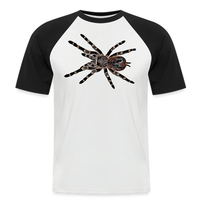 Männer Baseball T-Shirt Acanthoscurria geniculata - white/black