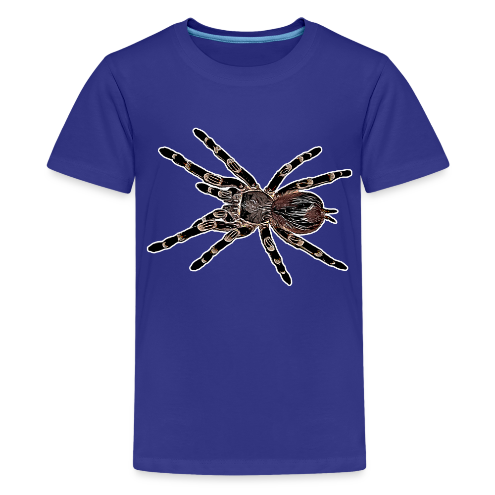 Teenager Basic T-Shirt Acanthoscurria geniculata - Königsblau