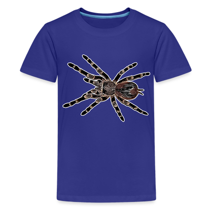 Teenager Basic T-Shirt Acanthoscurria geniculata - Königsblau