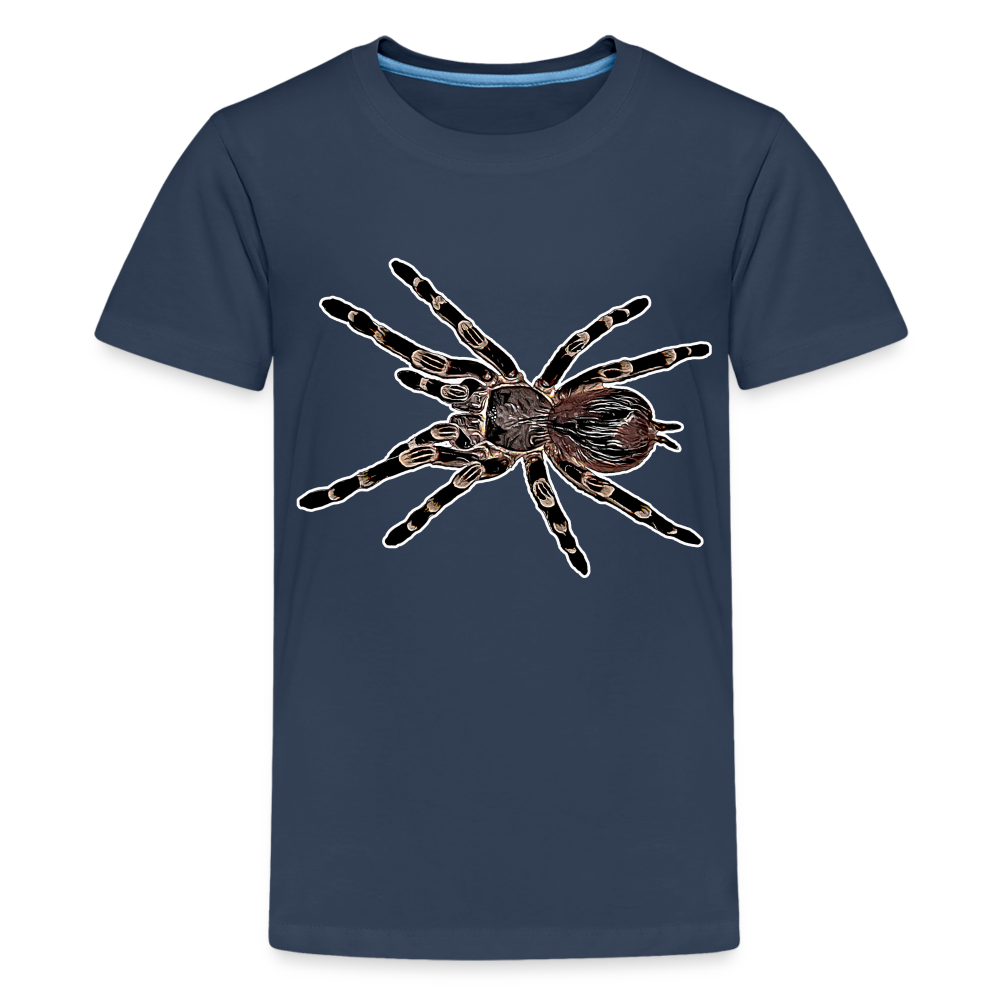 Teenager Basic T-Shirt Acanthoscurria geniculata - Navy