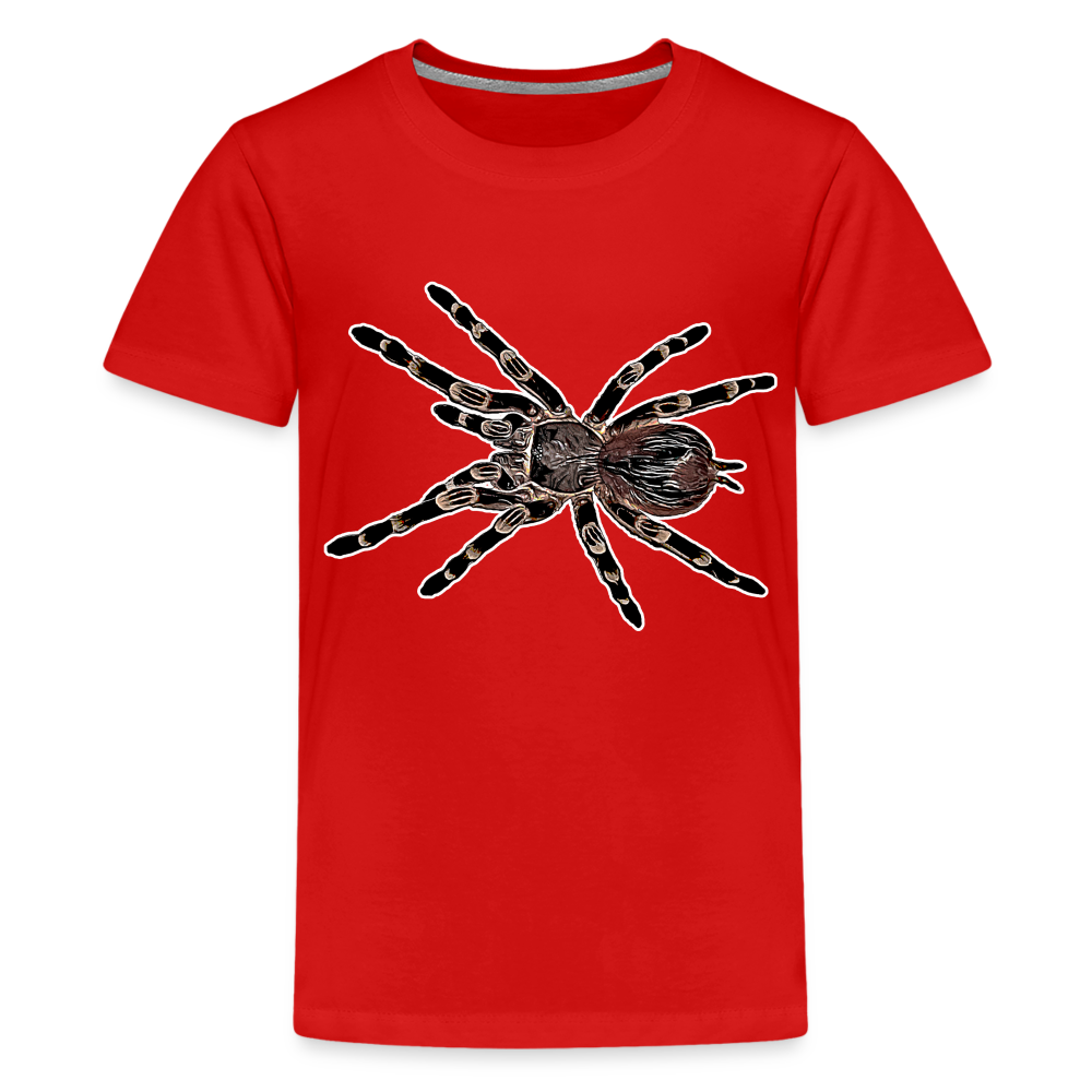 Teenager Basic T-Shirt Acanthoscurria geniculata - Rot