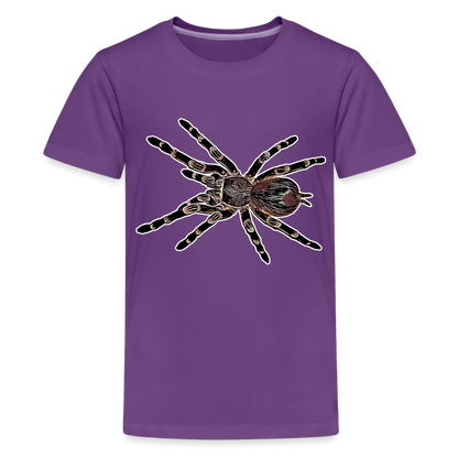 Teenager Basic T-Shirt Acanthoscurria geniculata - Lila
