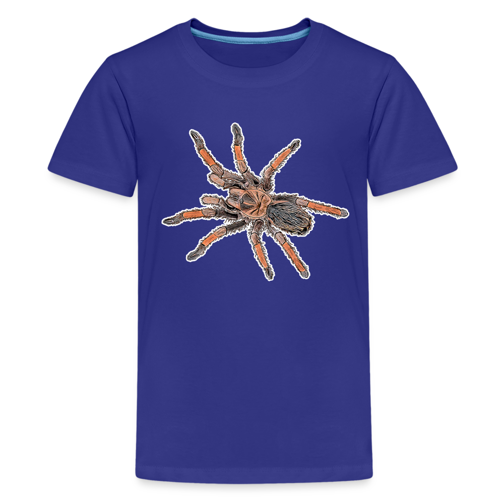 Teenager Basic T-Shirt Brachypelma emilia - Königsblau