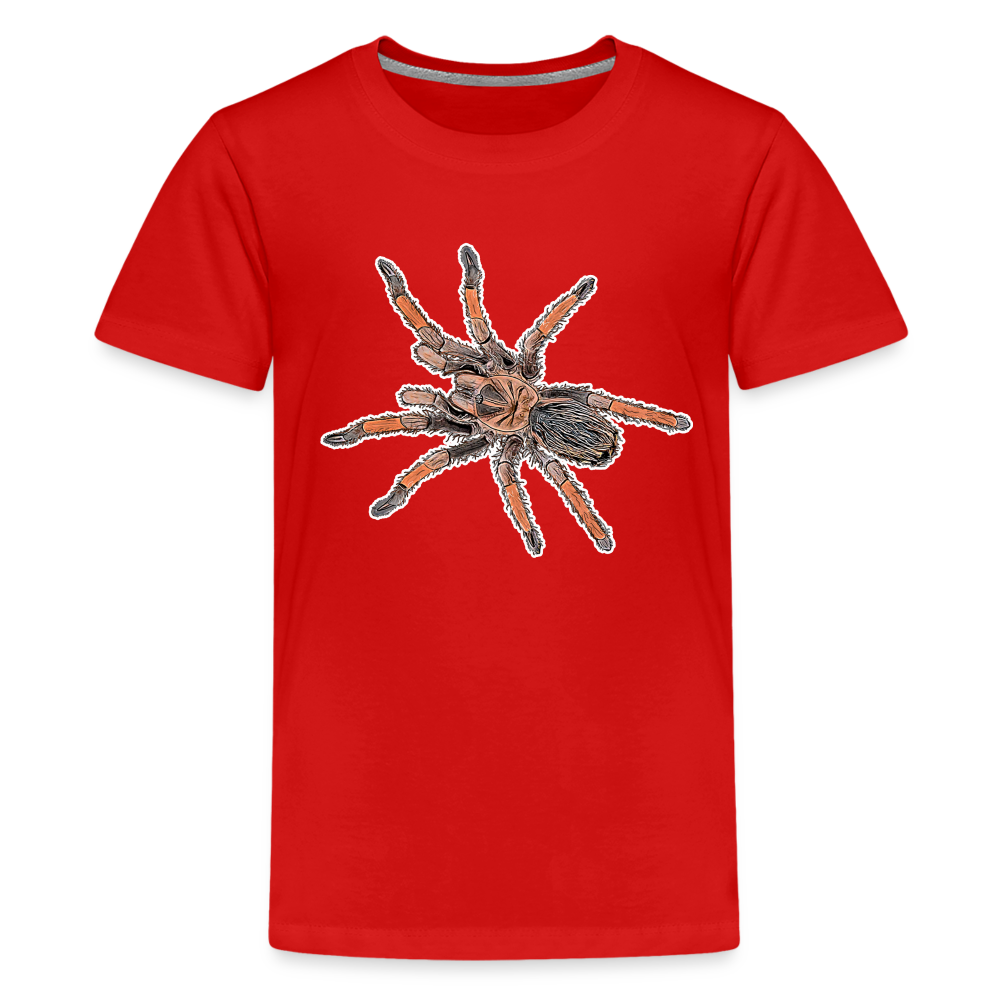 Teenager Basic T-Shirt Brachypelma emilia - Rot